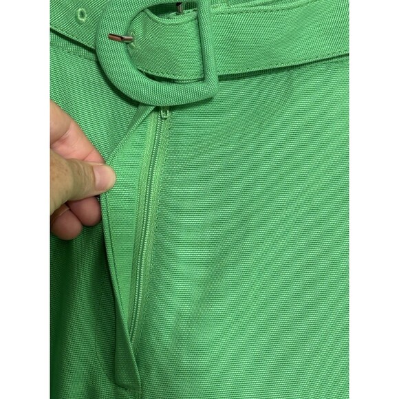 FARM RIO Pants Womens Medium Bright Green Tailored Pleated Wide Leg New Colorful - Picture 8 of 16